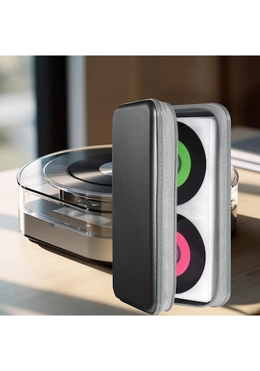 Suntek Araba Video Seyahat Ofis Siyah Için Cd Saklama Kutusu