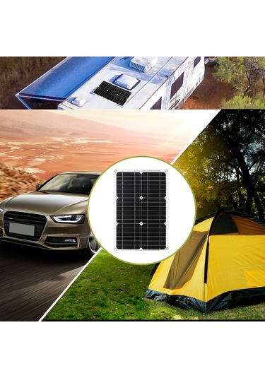 Wezone 18w Monokristal Güneş Paneli - 5v/12v Çıkış, Ip65 Su Geçirmez, Kontrolcü İle Off-grid Şarj Tek/dual Usb Seçenekli
