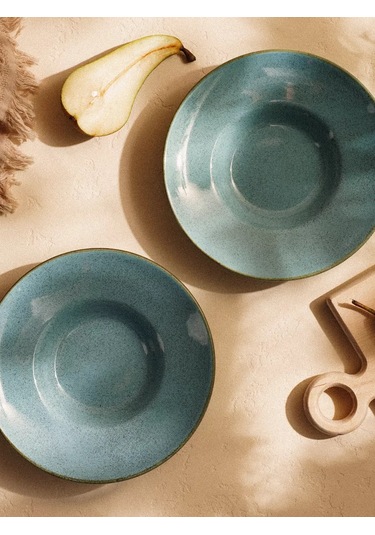 Sl Home 2'li Derin Tabak Seti "azul" 160 Ml D 21,5 Cm 200580851 Açık Mavi