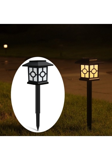 Novahub Adet Güneş Enerjili Işıklar Açık Hava Aydınlatma Çim Lambası Güneş Işığı Yol Bahçe Dekoru