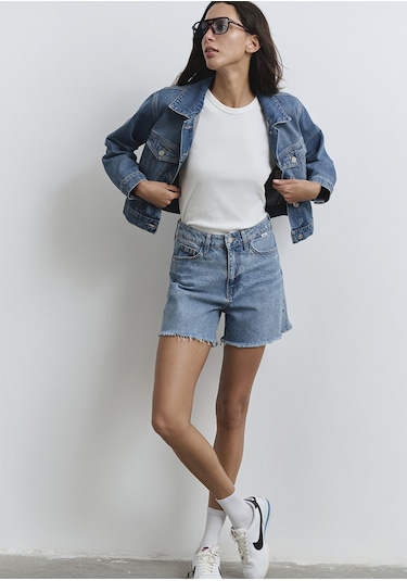 Mavi - Millie 90lar Indigo Mavisi Jean Şort 1458987073