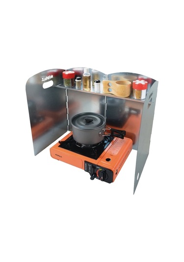 Portatif Ocak Rüzgarlığı Gri