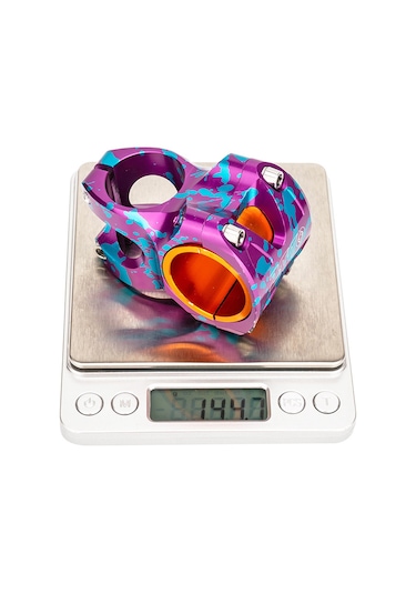 Ximistore9 Mtb Ultra Hafif Kolluk 31.8/35mm, Delikli Alüminyum, 144.7g, Siyah+kırmızı/mavi/gül Kırmızı+mavi/mor+mavi Seçenekli