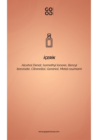 Gogo Love Kolonya 250ml Cam Şişe