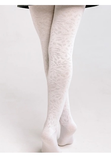 Isimbajskaa Culocnaa Fabrika Çocuklar İçin Ajurlu Taytlar 31399603 Beyaz