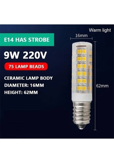 Agoodshop Sarı E14 Led Ampul 220 V G4 G9 Led Mısır Lamba Ampul Enerji Tasarruflu Led Ampul 3 W 5 W 7
