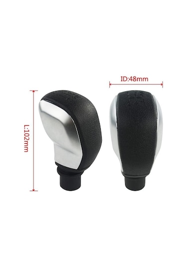 Toyota Corolla Uyumlu Manuel Vites Topuzu Siyah Ve Gümüş Renk Seçenekli