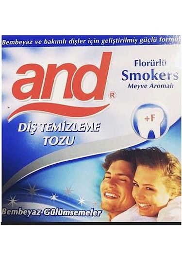 And Smokers Florürlü Meyve Aromalı Diş Temizleme Tozu 40 G