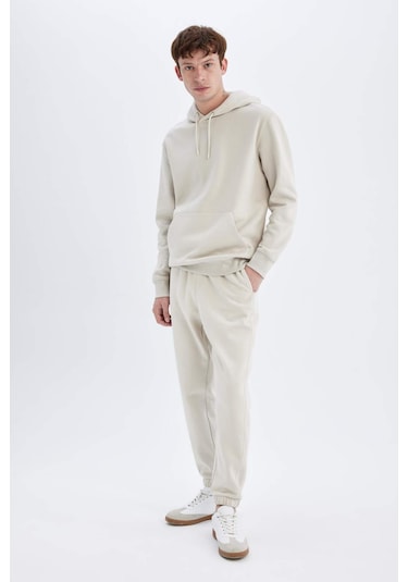 DeFacto Regular Fit Eşofman Altı Cepli Beli Bağcıklı Lastikli Paça B6155AX24AUBG766 Bej DeFacto Regular Fit Eşofman Altı Cepli Beli Bağcıklı Lastikli Paça B6155AX24AUBG766 Bej