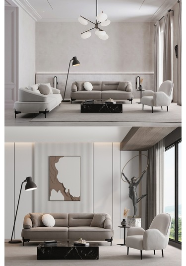 Bali Koltuk Takımı 3+3+1+1 Çok Renkli