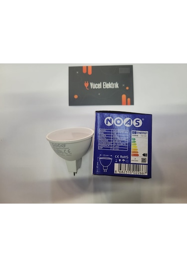 Noas 7 Watt Mr16 G5.3 Led Beyaz Işık Çanak Ampul 6 Adet