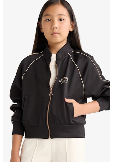 Defacto Kız Çocuk Baskılı Bisiklet Yaka Skuba Dalgıç Kumaş Fermuarlı Hırka F2798a825aubk81 Siyah Defacto Kız Çocuk Baskılı Bisiklet Yaka Skuba Dalgıç Kumaş Fermuarlı Hırka F2798a825aubk81 Siyah