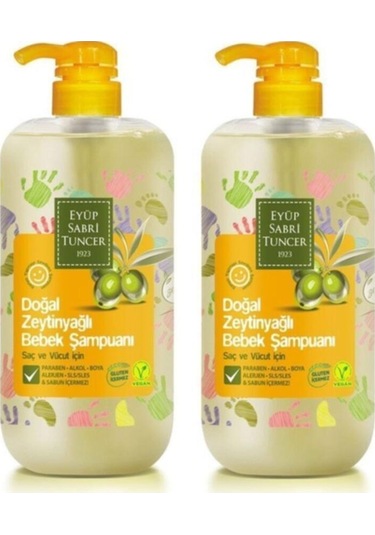 Eyüp Sabri Tuncer Doğal Bebek Şampuanı 600 Ml X 2 Adet