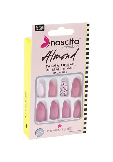 Nascita 24'lü Almond Renkli Takma Tırnak - 149