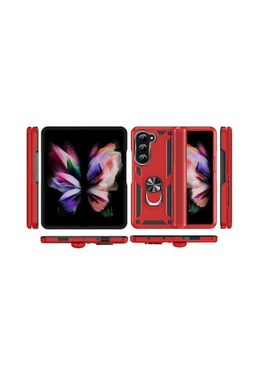 Galaxy Z Fold 5 Uyumlu Zore Vega Kılıf-mavi Mavi