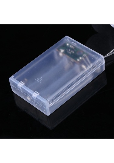 Yaozixa Halka Desenli 20 Led Işık Zinciri, Dışarıda/içeride Kullanım, Nikah/parti Dekorasyonu, Islak Ortamlara Dayanıklı, Sıcak Beyaz Işık Diğer