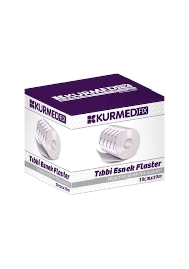 Kurmed Fix Hipoalerjenik Esnek Flaster 10 CM x 10 M