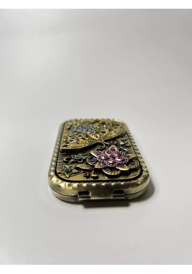 Katlanabilir El Yapımı Kelebek Ayna 226711559 Altın Rengi