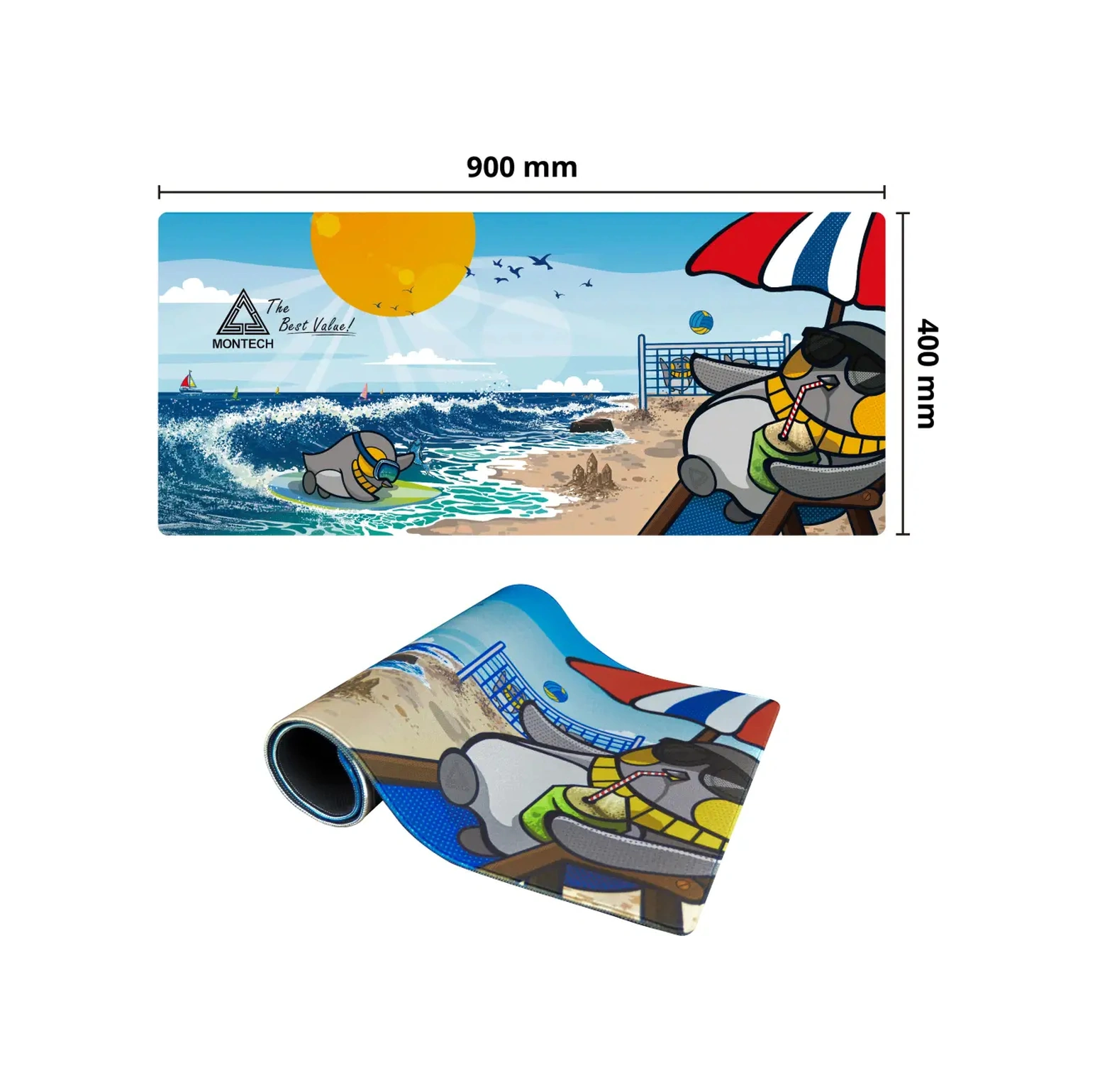 Montech Summer Beach Gamıng Mouse Pad Gmp 102