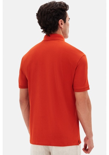 Twn Slim Fit Kiremit Pike Dokulu T-shirt 4ec146011784m KIREMIT