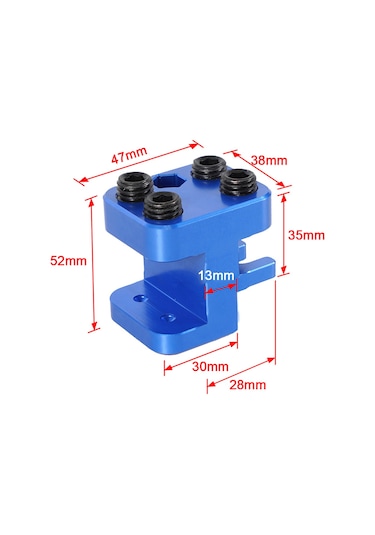 Ranyeek Motosiklet Atv Zincir Pres Aleti Alüminyum Ally 520 525 530 50 Serisi Mavi