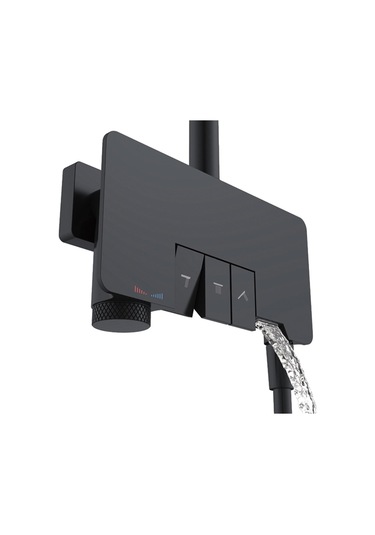 Fj-3155 Mat Siyah Duş Ünitesi Fj-3155 Diğer