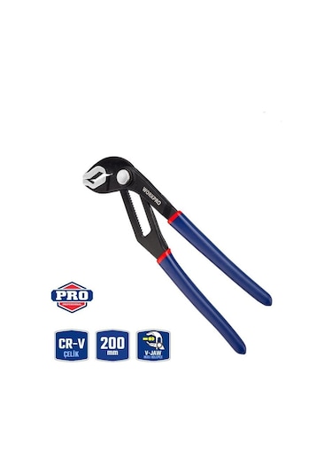 Workpro Wp231086 200mm Cr-v Profesyonel Ayarlı Düğmeli Fort Pense Fr Wp231086