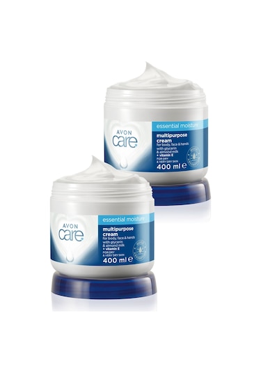 Avon Care Gliserin ve Badem Sütü İçeren Nemlendirici El Yüz ve Vücut Kremi 2 x 400 ML