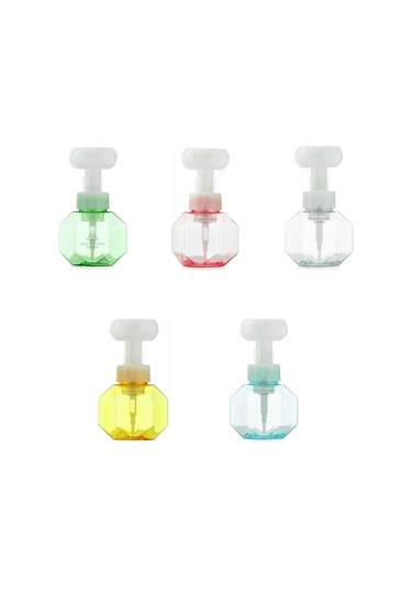 300ml-13x8cm-1pc Çiçek Köpük Şişe Köpük Losyon Doldurulabilir Şişe Çiçek Pompası Kafa Sabun Şampuan Kozmetik Boş Şişe Banyo Aksesuarları