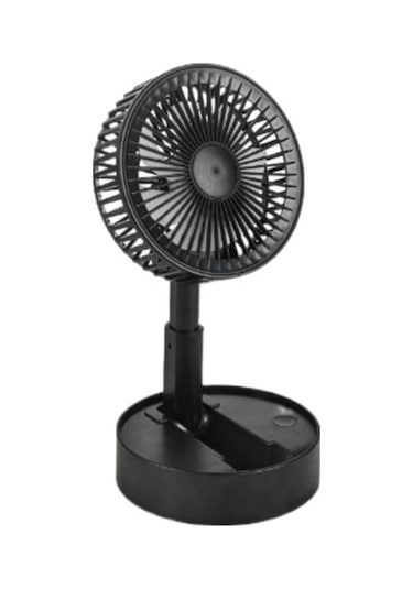 1200 Ma El Fan, Yüksek Rüzgar Enerjisi Ve Düşük Gürültülü Basit Plastik Taşınabilir Fan Rfao4x Siyah