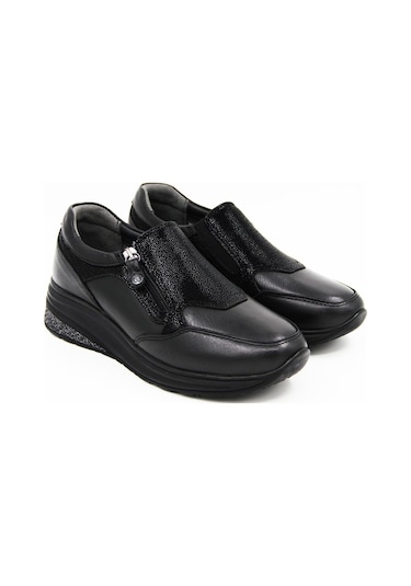 Forelli Melda 30009 Kadın Comfort Ayakkabı - Siyah-siyah Siyah Forelli Melda 30009 Kadın Comfort Ayakkabı - Siyah-siyah Siyah