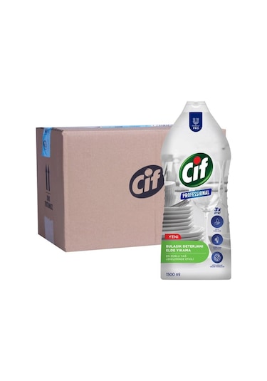 Cif U-pro Elde Bulaşık Deterjanı 12 x 1500 ML