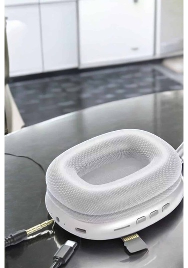 P9 Plus Kablosuz Kulak Üstü Bluetooth Kulaklık Beyaz Yüksek Ses Kaliteli