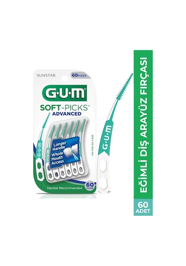 Gum Soft Picks Eğimli Ara Yüz Fırçası 60 Adet