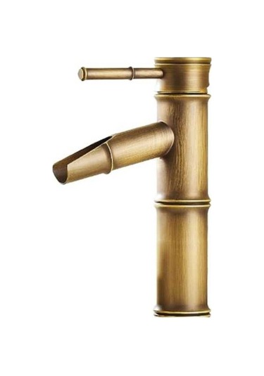 Bosphorusboutique02 Suntek Antik Bambu Gemi Batarya Mikser, Eski Tarz Mutfak Lavabo B