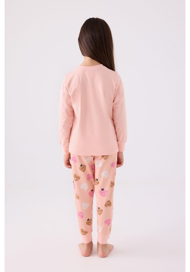 Rolypoly Kız Çocuk Pembe Pijama Takımı Rp3465-c-v1 Pembe
