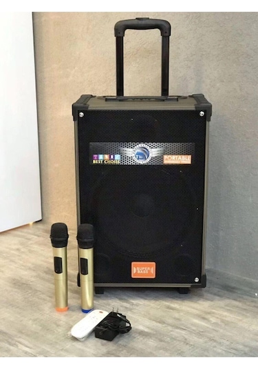 Lt-910 Kablosuz 2 Mikrofonlu Kablosuz Hoparlör-23626