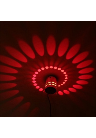 Soulader 3w Led Işık Kaynağı İle Modern Dekoratif Spiral Aplik Avize Modeli Beyaz
