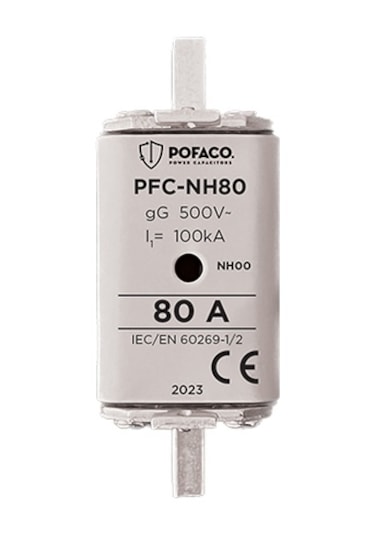 Pofaco Pfc-nh80 80a Nh 00 Boy Bıçaklı Sigorta