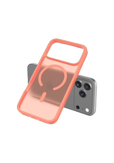 Joko İphone 17 Pro Max Kılıf Jota Seri Magsafe Kapak Turuncu