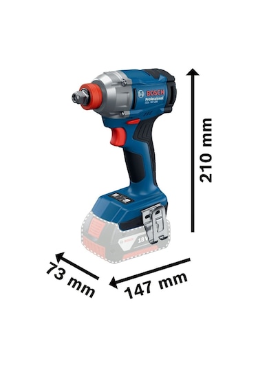 Bosch GDX 18V-285 2x2AH Akülü Darbeli Somun Sıkma Makinesi - 06019N2122