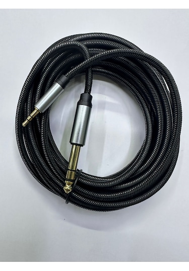 3.5 Mm 6.3 Mm Stereo Aux Kablo Aux Amfi Kablosu 3m