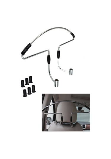 Pmx Koltuk Arkası Elbise Ceket Askısı Krom Kaydırmaz (Yüzeylime)