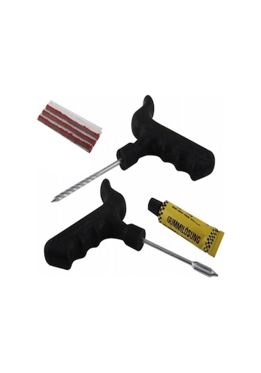 7 Parça Araba Motorsiklet Otomobil Bisiklet Lastik Tamir Kiti Set