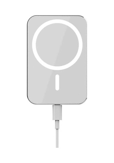 Sones X16 Magsafe Araba Hava Çıkışı Havalandırma Dağı Kelepçe Tutucu 15 W Hızlı Şarj Qi Manyetik Kablosuz Şarj Cihazı Beyaz