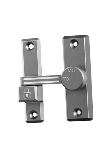 Besthome1 İçin Suntek Ahır Sürgülü Kapı Mandalı Gri Bahçe Garaj Kapı