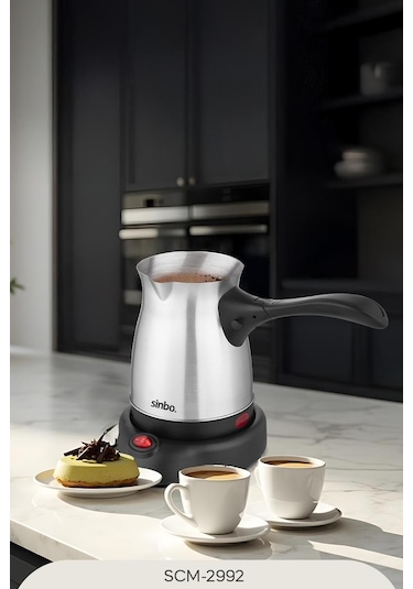 Sinbo 2992 Elektrikli Çelik Cezve Türk Kahvesi Makinesi