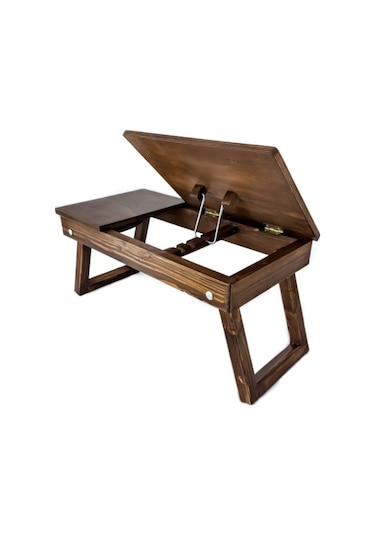 Ru-Bi Laptop Sehpası - Çalışma Masası - Keyif Sehpası - Yemek Sehpası Ceviz