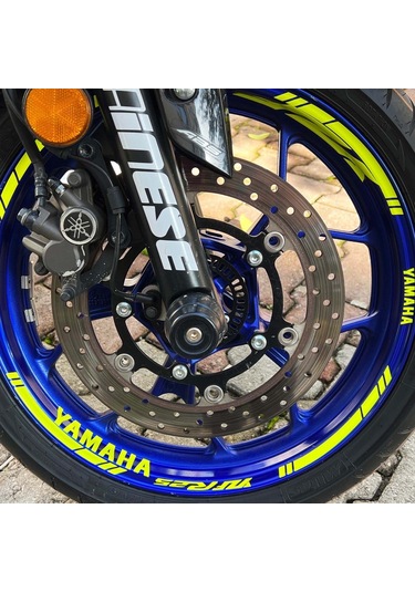 Yamaha Yzf R25 Jant Şeridi Florasan Sarı