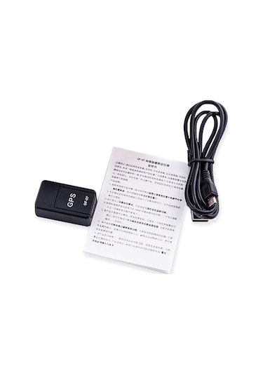 Elmpaly Küçük Gps Takip Cihazı - Araba, Çocuk, Yaşlılar İçin Siyah, Gerçek Zamanlı Konum Takip Siyah